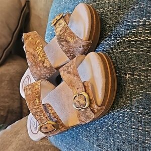 Dansko sandals, size 39, blush colored